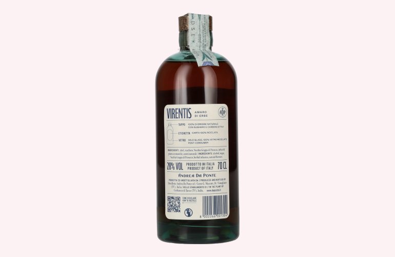 Andrea Da Ponte VIRENTIS Amaro Di Erbe 28% Vol. 0,7l