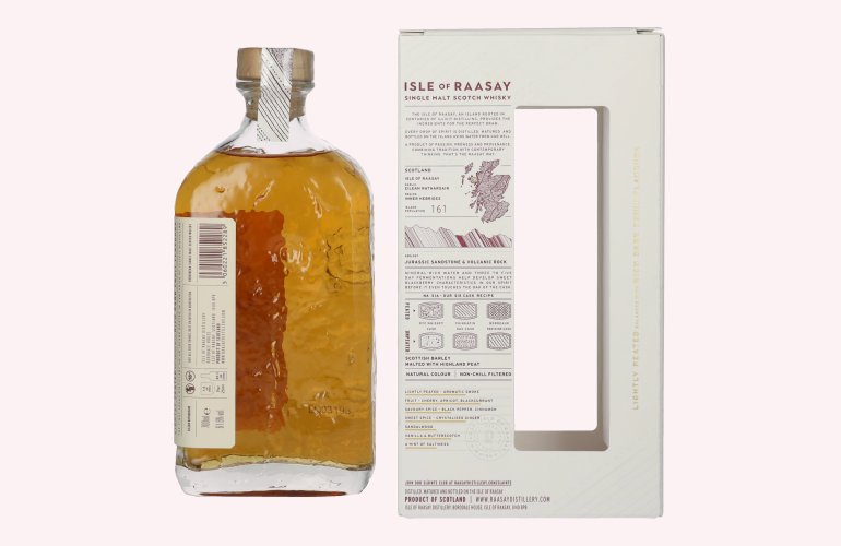 Isle of RAASAY Cask Strength Hebridean Single Malt 2025 61,6% Vol. 0,7l en boîte cadeau