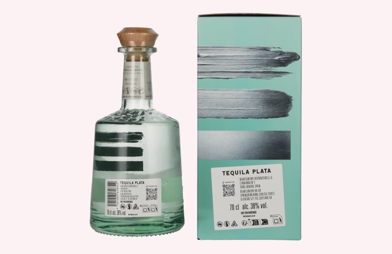 Tres Generaciones Tequila Plata 100% Puro De Agave Azul 38% Vol. 0,7l en boîte cadeau
