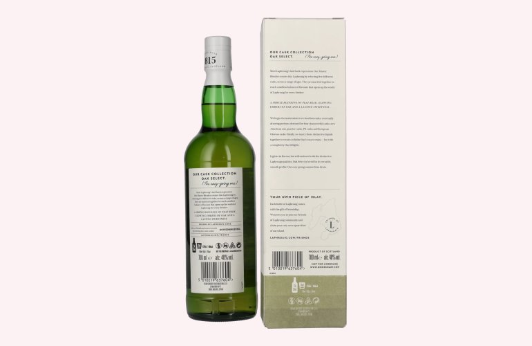 Laphroaig OAK SELECT Islay Single Malt Scotch Whisky 40% Vol. 0,7l in geschenkverpakking