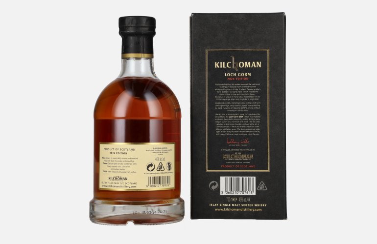 Kilchoman LOCH GORM Sherry Cask Matured Limited Edition 2024 46% Vol. 0,7l en boîte cadeau