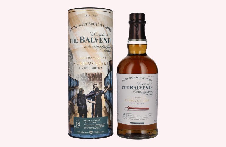 The Balvenie 18 Years Old A Collection of Curious Casks FRENCH PINEAU CASK FINISH 47,9% Vol. 0,7l in Geschenkbox