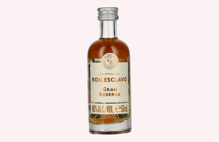 Ron Esclavo GRAN RESERVA Ron Dominicana 40% Vol. 0,05l