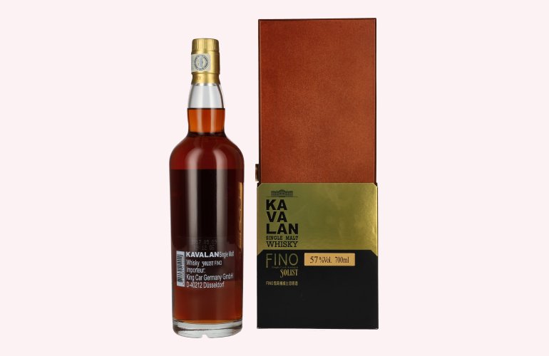 Kavalan SOLIST Fino Sherry Cask 57% Vol. 0,7l in Holzkiste