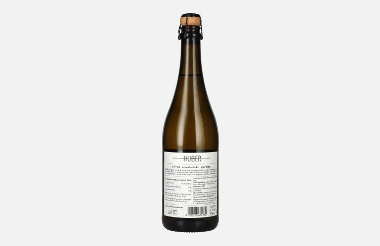 Huber Layla Sparkling White Non Alcoholic 0,75l