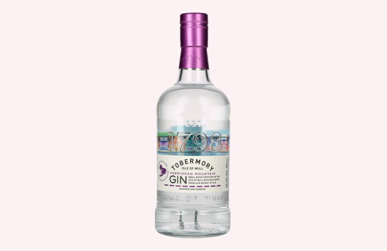 Tobermory Hebridean Mountain Isle of Mull Gin 43,3% Vol. 0,7l