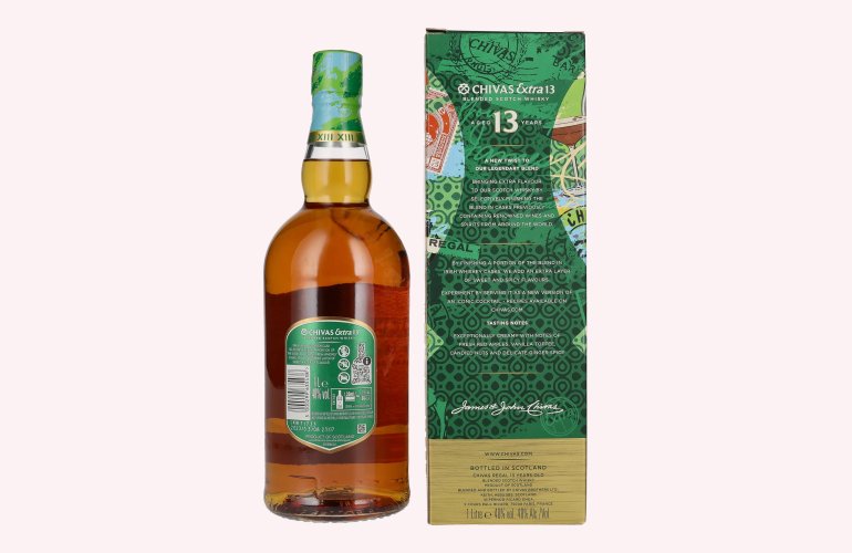Chivas Regal EXTRA 13 Years Old IRISH CASKS SELECTION 40% Vol. 1l in geschenkverpakking