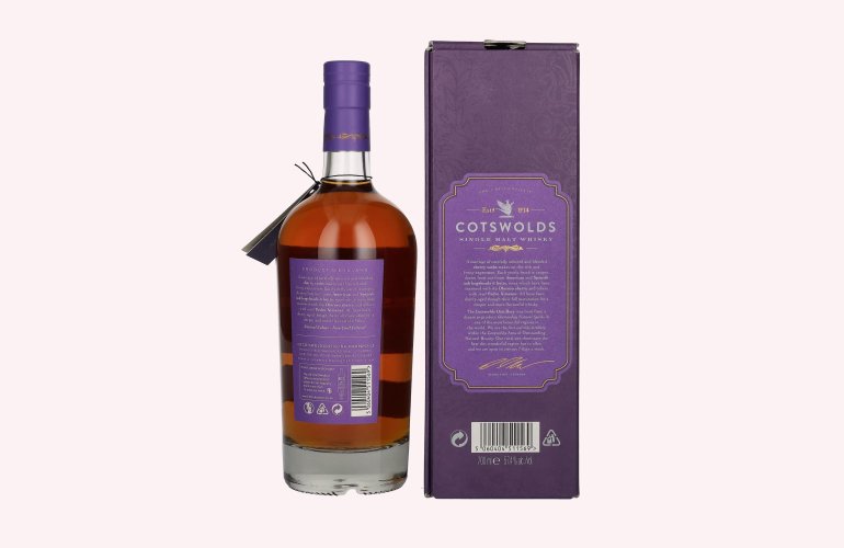 Cotswolds SHERRY CASK Single Malt Whisky 57,4% Vol. 0,7l in geschenkverpakking