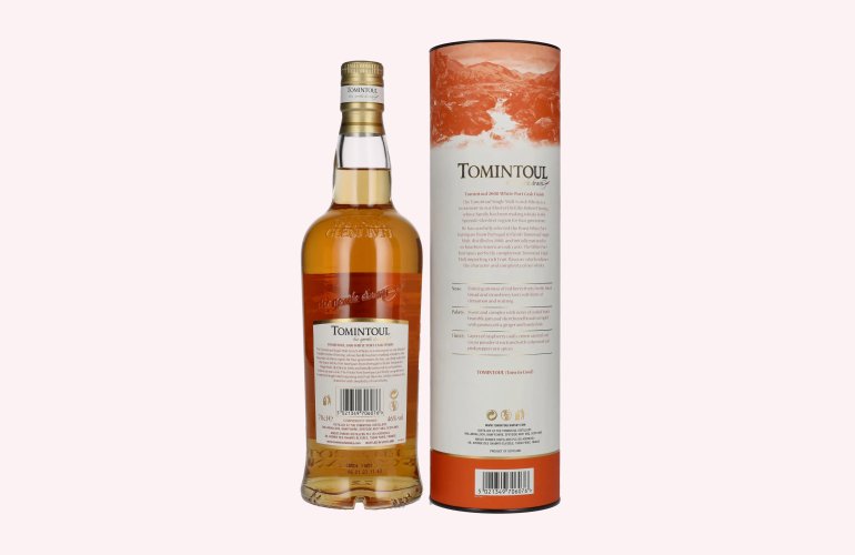 Tomintoul 14 Years Old WHITE PORT CASK Finish Limited Edition 2008 46% Vol. 0,7l in geschenkverpakking