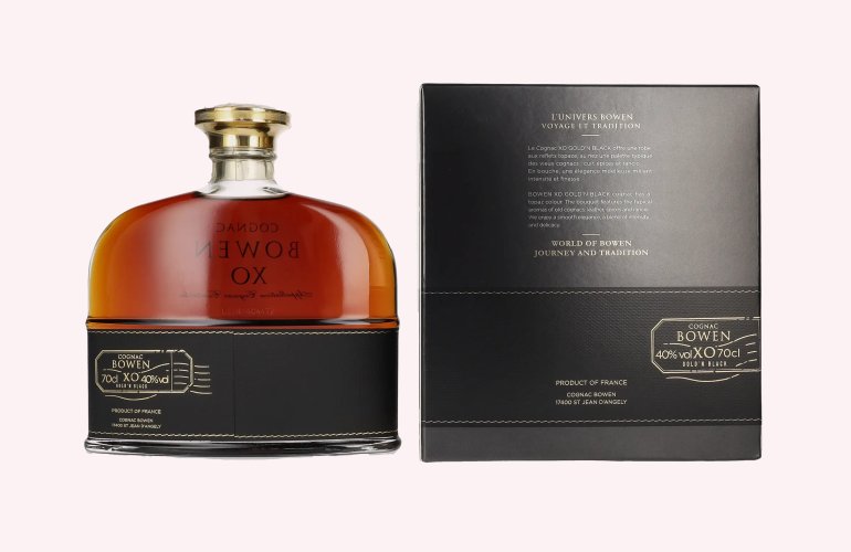 Cognac Bowen XO Gold'n Black 40% Vol. 0,7l in Giftbox