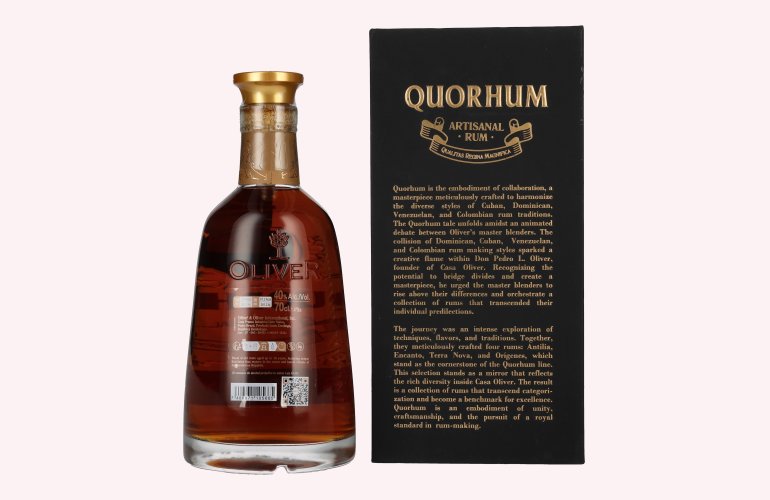 Ron Quorhum 16 Sistema Solera TERRA NOVA 40% Vol. 0,7l in Geschenkbox