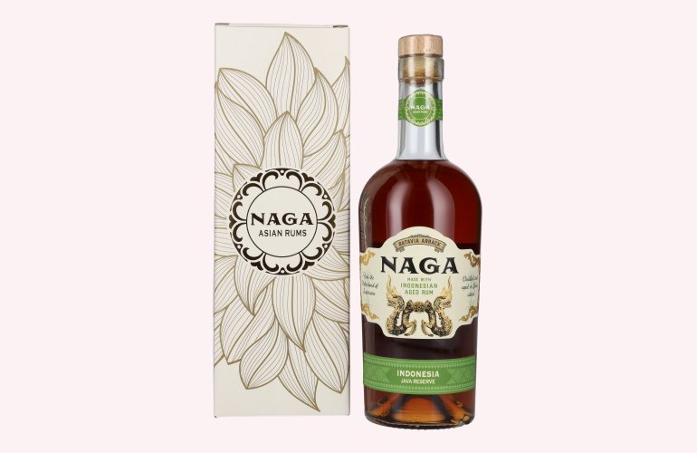 Naga JAVA RESERVE Double Cask Aged 40% Vol. 0,7l in Geschenkbox