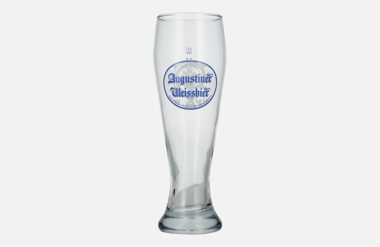 Augustiner Weissbierglas 0,5l with calibration