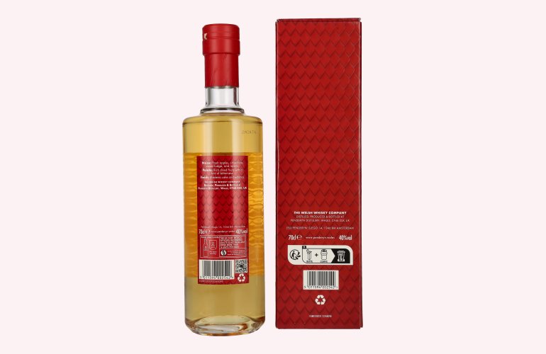 Penderyn LEGEND Single Malt Welsh Whiskey 40% Vol. 0,7l in geschenkverpakking