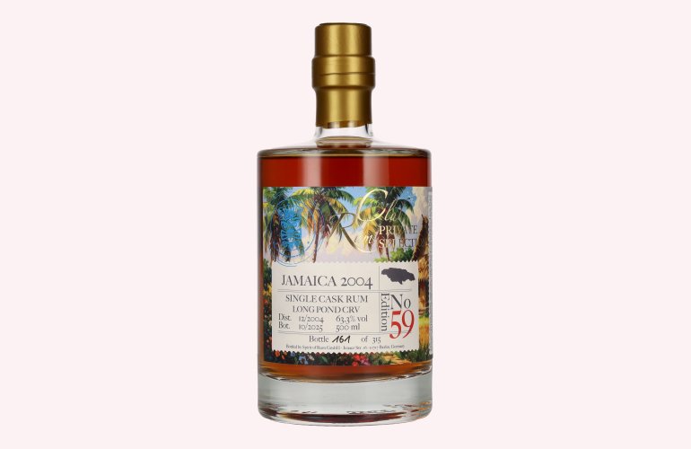 RUM CLUB PRIVATE SELECTION Jamaica Single Cask Rum Edition 59 2004 63,3% Vol. 0,5l