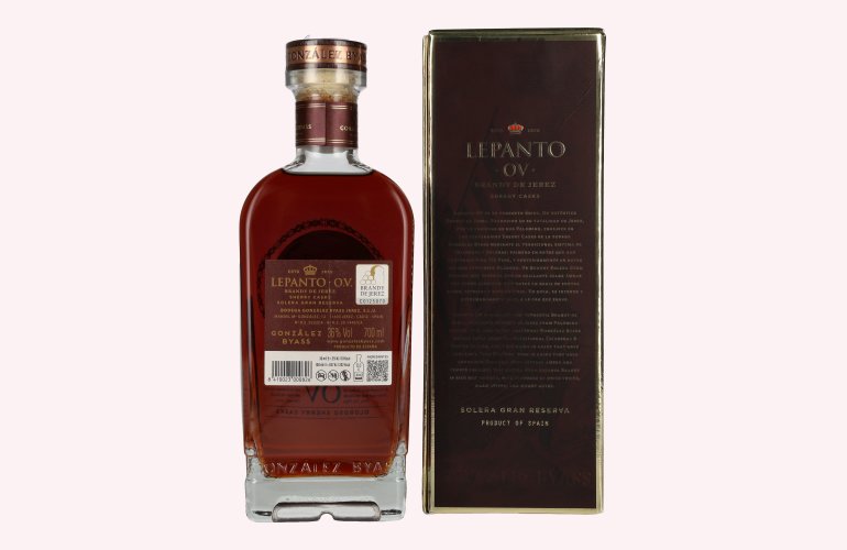 Lepanto O.V. Solera Gran Reserva Brandy de Jerez 36% Vol. 0,7l in Giftbox