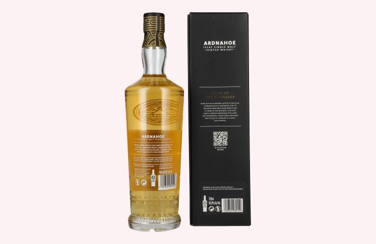 Ardnahoe 5 Years Old CASK STRENGTH Islay Single Malt Scotch Whisky 60,9% Vol. 0,7l en boîte cadeau