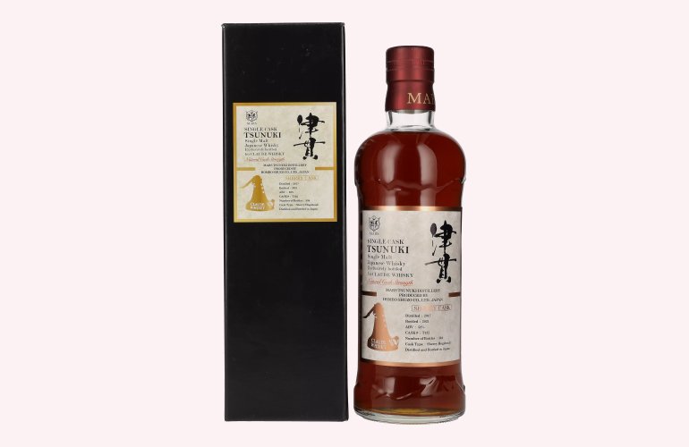 Mars TSUNUKI Single Cask Malt SHERRY CASK for Claude Whisky 2017 58% Vol. 0,7l in Geschenkbox