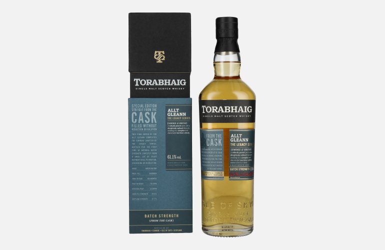 Torabhaig ALLT GLEANN The Legacy Series BATCH STRENGTH Single Malt 61,1% Vol. 0,7l in geschenkverpakking