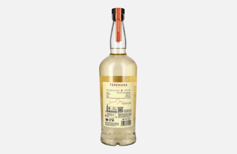 Teremana Tequila Reposado 100% Puro de Agave Small Batch 40% Vol. 1l