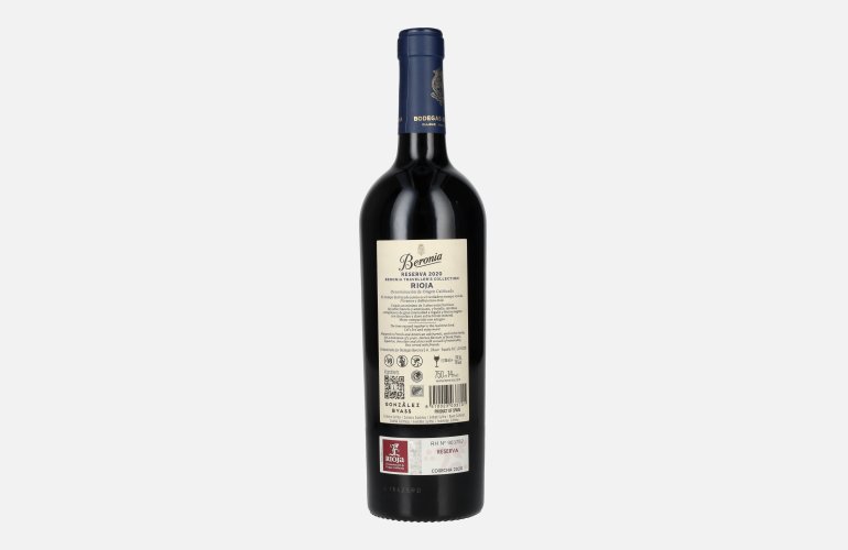 Beronia Reserva Traveller's Collection Rioja DOC 2020 14% Vol. 0,75l