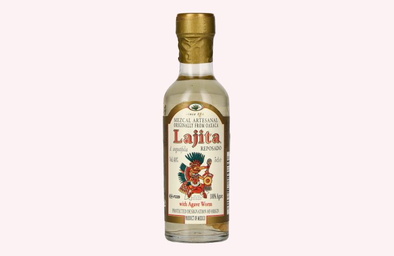 Lajita Mezcal Oaxaqueño with Agave Worm 40% Vol. 0,05l