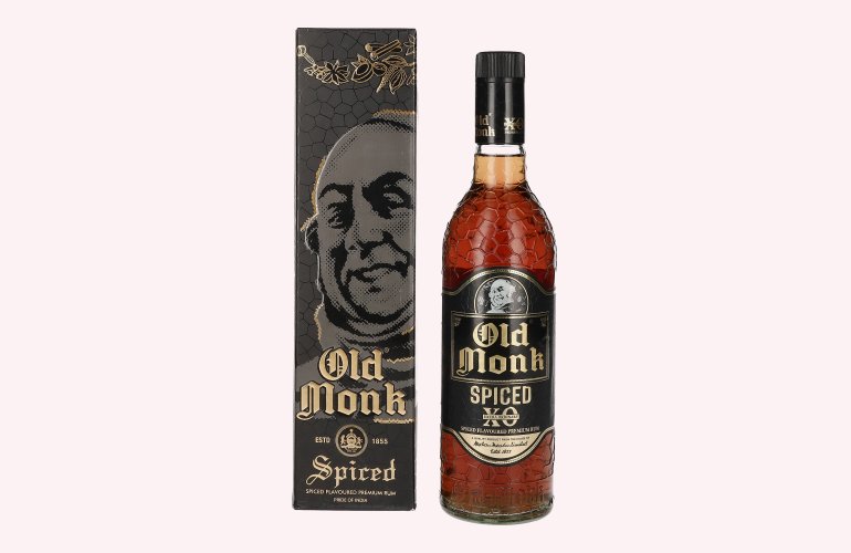 Old Monk XO Spiced Flavoured Premium Rum 40% Vol. 0,7l in Geschenkbox