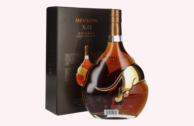 Meukow X.O. Cognac Gold 40% Vol. 0,7l in geschenkverpakking