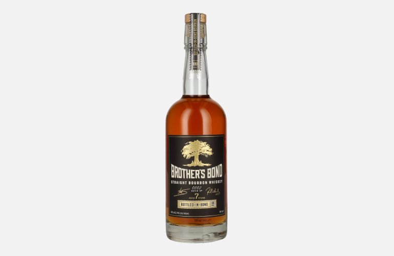 Brother's Bond 7 Years Old Bottled-In-Bond Straight Bourbon Whiskey Batch No. 0002 50% Vol. 0,7l