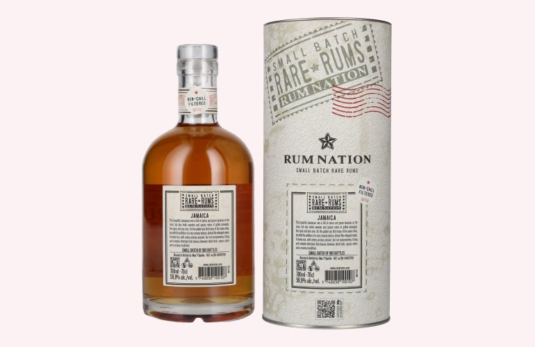 Rum Nation Rare Rum JAMAICA 2017/2024 59,9% Vol. 0,7l in geschenkverpakking