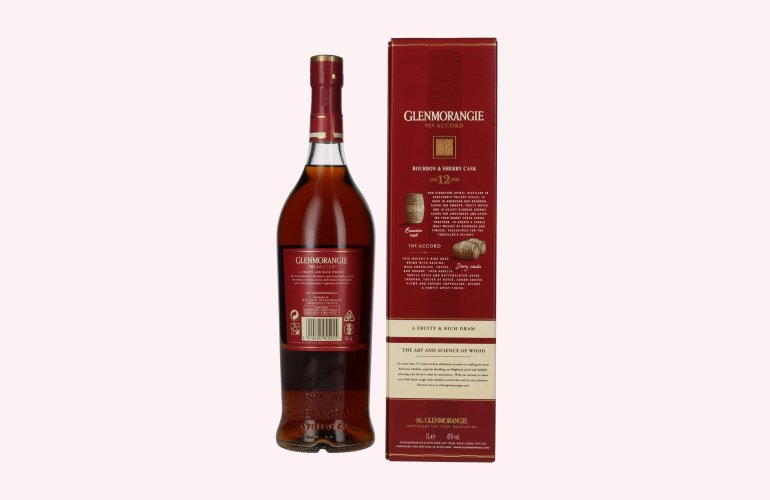 Glenmorangie The ACCORD 12 Years Old Bourbon & Sherry Cask 43% Vol. 1l in Giftbox