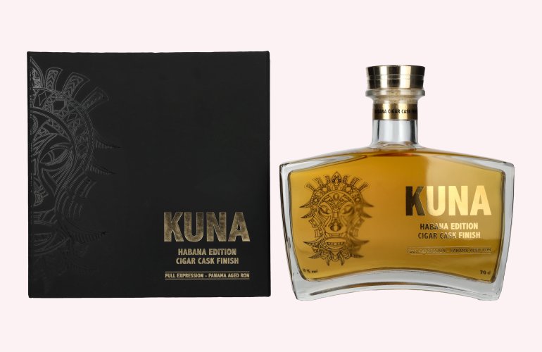 Kuna Panama Aged Ron Habana Edition Cigar Cask Finish 42% Vol. 0,7l in Geschenkbox