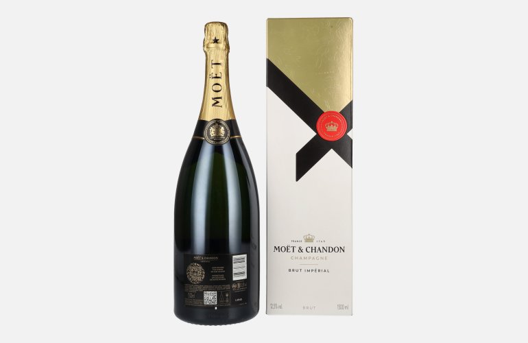Moët & Chandon Champagne IMPÉRIAL Brut 12,5% Vol. 1,5l en boîte cadeau