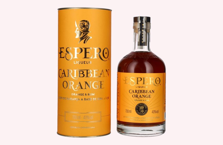Ron Espero CARIBBEAN ORANGE Liqueur 40% Vol. 0,7l in Geschenkbox