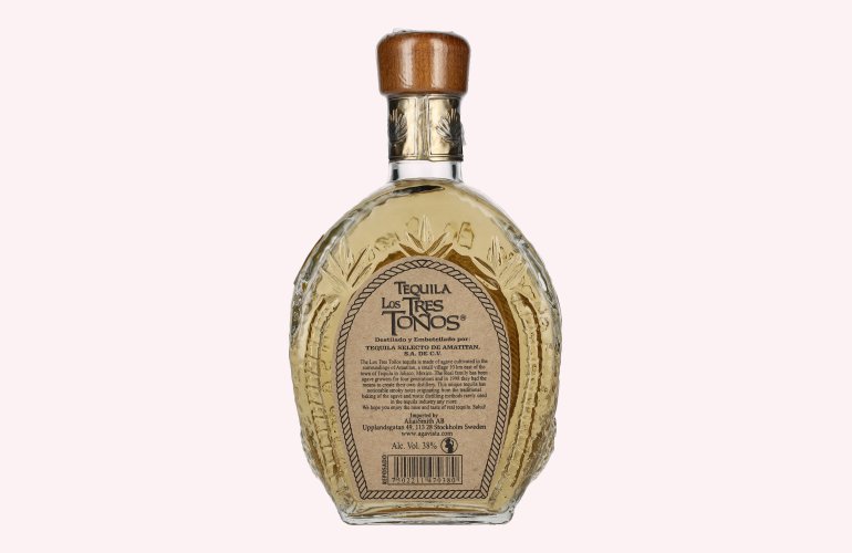 Los Tres Tonos REPOSADO Tequila 38% Vol. 0,7l