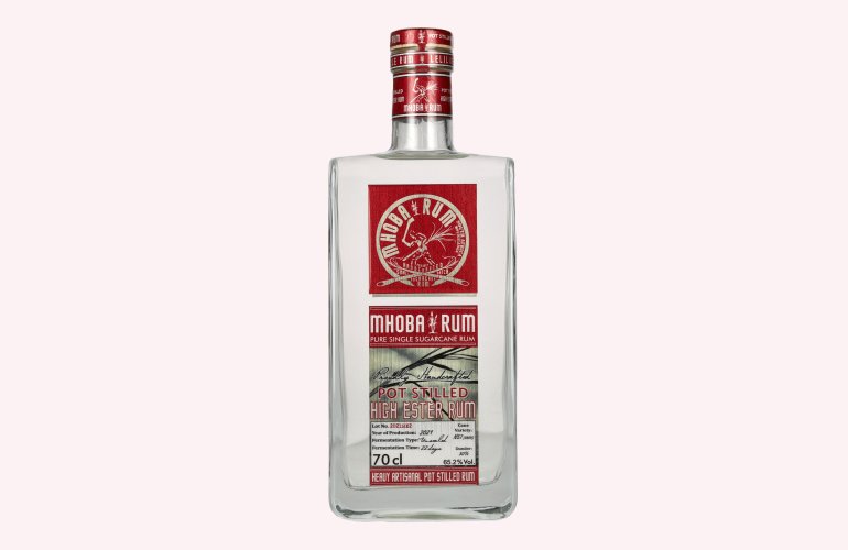 Mhoba Rum Pot Stilled HIGH ESTER Rum 65,2% Vol. 0,7l