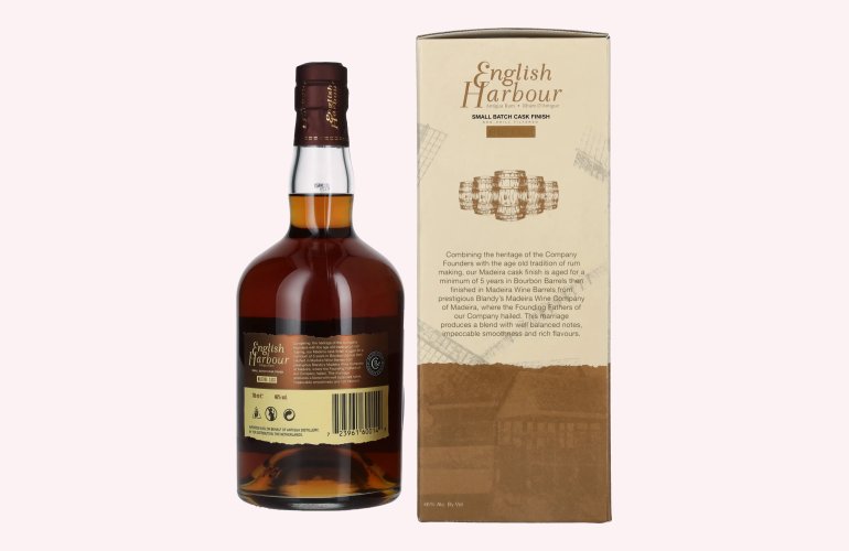 English Harbour MADEIRA CASK FINISH Small Batch Antigua Rum Batch 003 46% Vol. 0,7l in geschenkverpakking