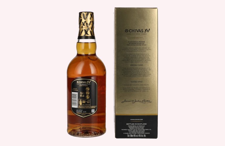 Chivas Regal XV 15 Years Old Blended Scotch Whisky 40% Vol. 0,7l in Giftbox