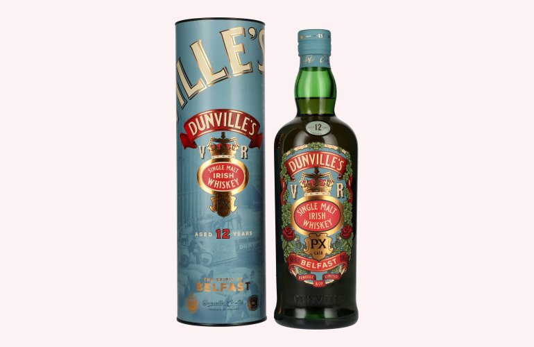 Dunville's 12 Years Old Single Malt Irish Whiskey PX Cask 46% Vol. 0,7l en boîte cadeau