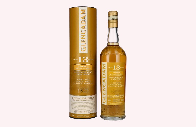 Glencadam 13 Years Old Sauternes Wine Cask Finish Limited Edition 2008 46% Vol. 0,7l in Giftbox