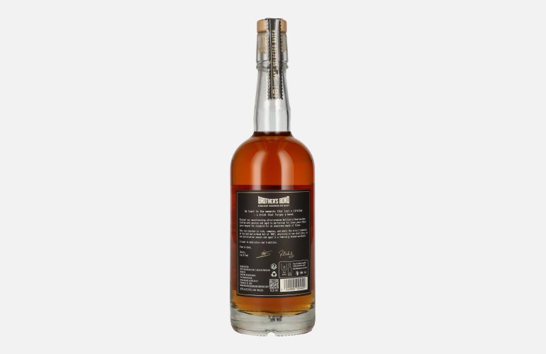 Brother's Bond 7 Years Old Bottled-In-Bond Straight Bourbon Whiskey Batch No. 0002 50% Vol. 0,7l