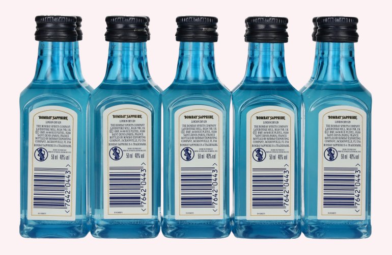 Bombay SAPPHIRE London Dry Gin 40% Vol. 10x0,05l PET