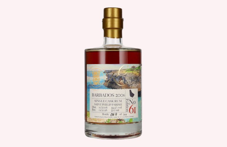 RUM CLUB PRIVATE SELECTION Barbados Single Cask Rum Edition 61 2006 59,5% Vol. 0,5l