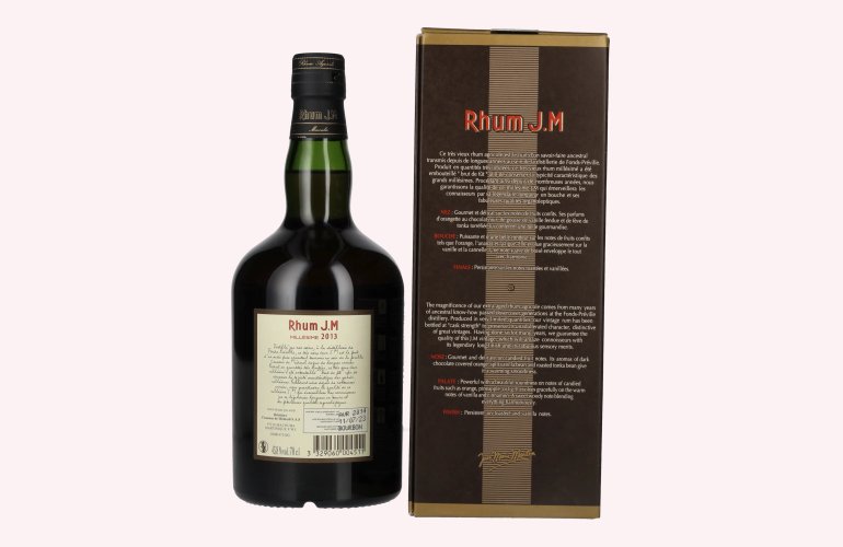 Rhum J.M Vieux Agricole Millésimé 2013 43,8% Vol. 0,7l in Giftbox