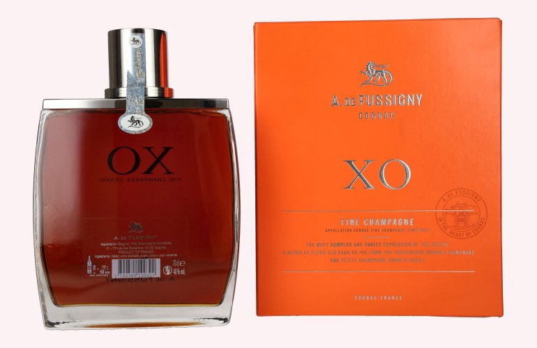 A. de Fussigny XO Fine Champagne Cognac 40% Vol. 0,7l in geschenkverpakking