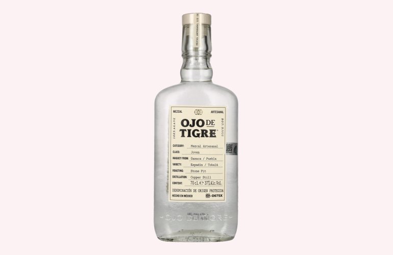 Ojo de Tigre Mezcal Artesanal Joven 100% Agave 37% Vol. 0,7l