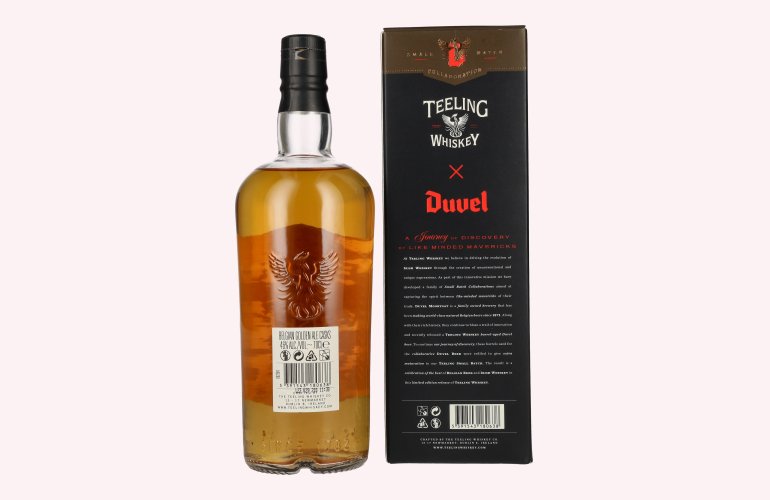 Teeling Small Batch Collaboration DUVEL Belgian Golden Ale Casks Irish Whiskey Vol. 46% Vol. 0,7l en boîte cadeau