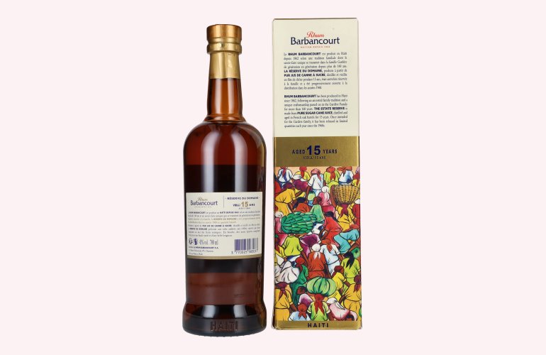 Barbancourt 15 Years Old Réserve du Domaine Rhum 43% Vol. 0,7l in geschenkverpakking
