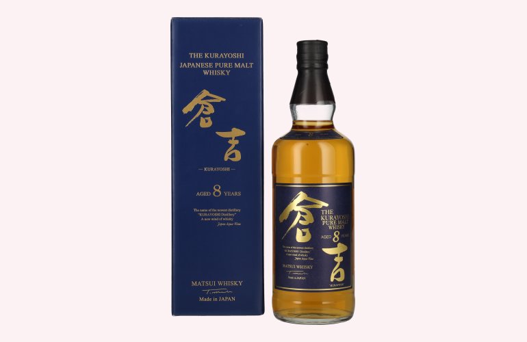 Matsui Whisky THE KURAYOSHI 8 Years Old Pure Malt Whisky 43% Vol. 0,7l en boîte cadeau