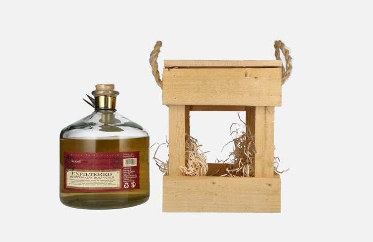 Roby Marton Gin Original Italian Premium Dry 47% Vol. 2l in Holzkiste